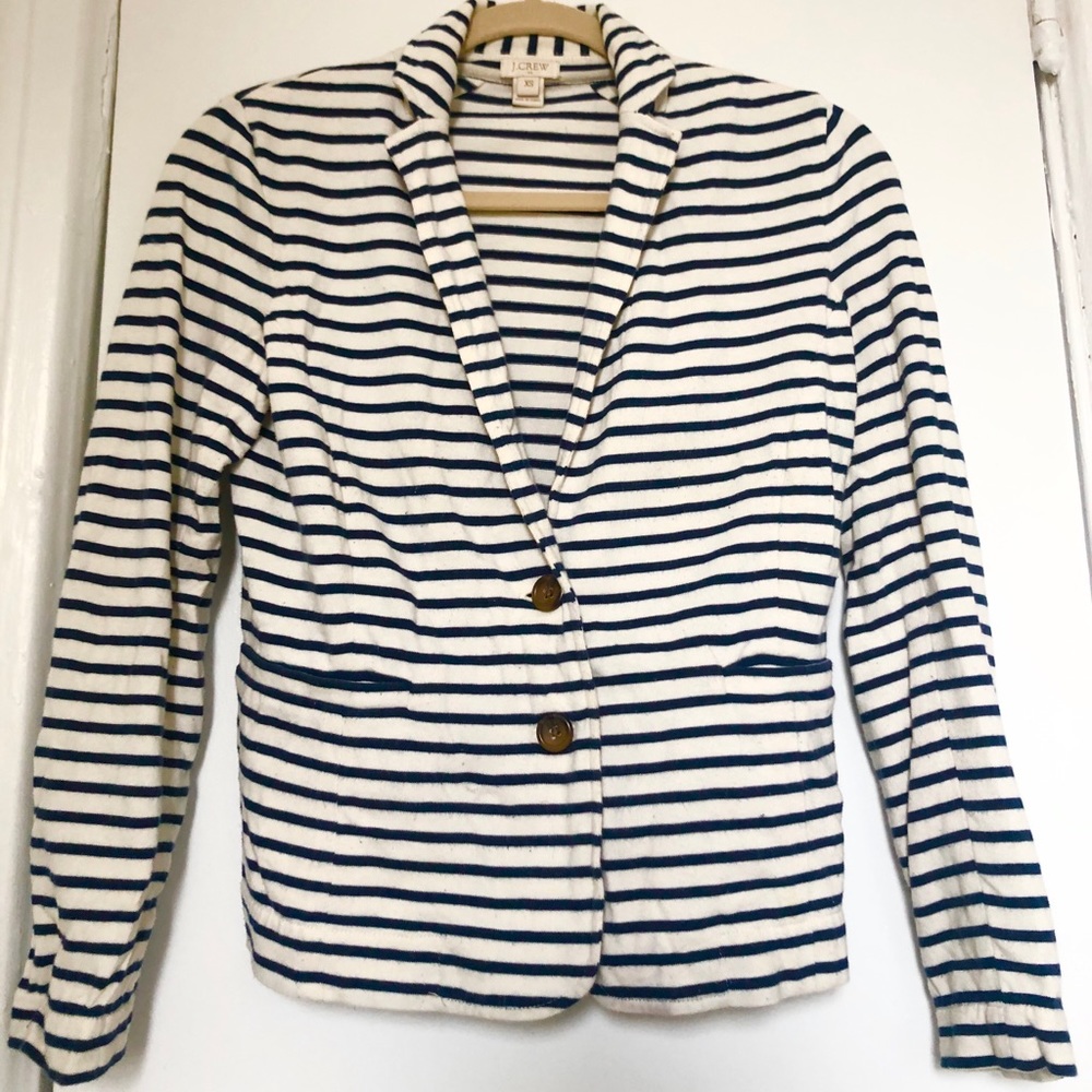 Super soft striped blazer